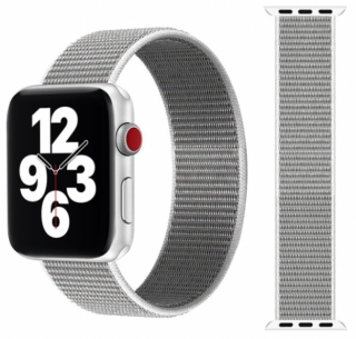 Nylonový řemínek pro Apple Watch (38/40 /41 mm) Barva: Stříbrná