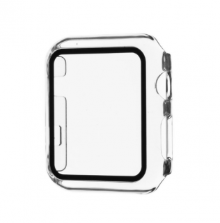 Ochranné pouzdro FIXED Pure s temperovaným sklem pro Apple Watch 45mm, čiré