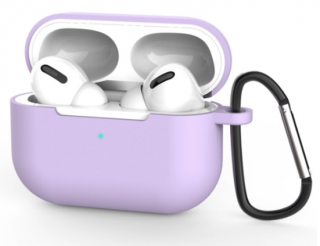 Ochranné pouzdro pro Apple Airpods Pro 1/2/3 Barva: Fialová světlá