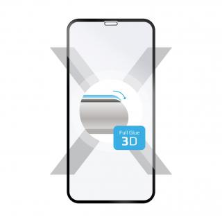 Ochranné tvrzené sklo FIXED 3D Full-Cover pro Apple iPhone 12 Mini, s lepením přes celý displej, dustproof, černé