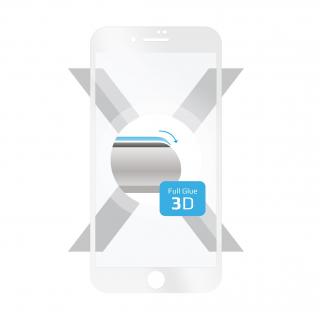 Ochranné tvrzené sklo FIXED 3D Full-Cover pro Apple iPhone 7/8/SE (2020/2022), s lepením přes celý displej, bílé, 0.33 mm