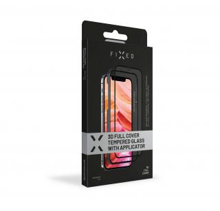 Ochranné tvrzené sklo FIXED 3D Full-Cover s aplikátorem pro Apple iPhone 13 Pro Max, černé