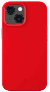 Ochranný silikonový kryt Cellularline Sensation pro Apple iPhone 13, červený