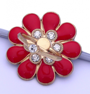 Popsocket diamond flower Barva: Červená