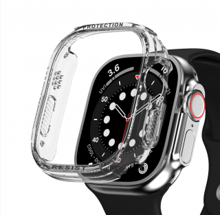 Pouzdro pro Apple Watch Ultra/Ultra 2, pevné čiré - 49 mm
