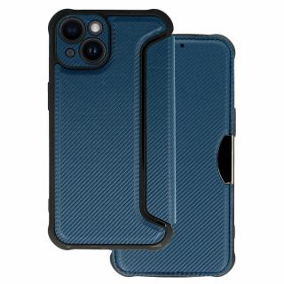 Pouzdro Razor Carbon pro Apple iPhone 14 modrá