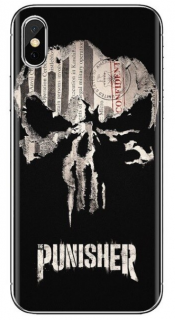 Punisher Confidetal silikonový kryt pro Apple iPhone X/XS
