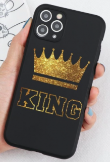 Queen and King gold kryt pro Apple iPhone 12 Mini Typ: KING