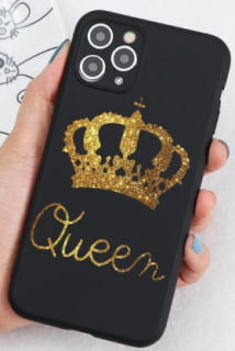 Queen and King gold kryt pro Apple iPhone 12 Mini Typ: QUEEN