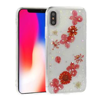 Real flower silikonový kryt pro Apple iPhone X/XS Číslo: 1