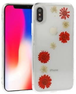 Real flower silikonový kryt pro Apple iPhone X/XS Číslo: 4