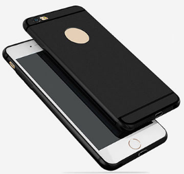 Rubber Elegant gumový ultratenký kryt pro Apple iPhone 6 Plus/6S Plus Barva: Černá