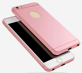 Rubber Elegant gumový ultratenký kryt pro Apple iPhone 6 Plus/6S Plus Barva: Růžová