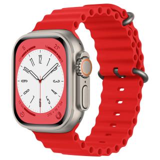 Rubber loop řemínek pro Apple Watch (38/40/41 mm) Barva: Červená
