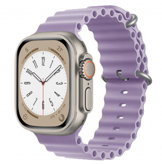 Rubber loop řemínek pro Apple Watch (38/40/41 mm) Barva: Fialová