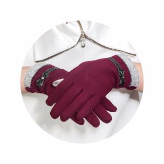 Rukavice pro dotykový displej Igloves fashion dámské Barva: Burgundy