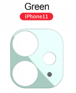Sapphire lens tvrzené sklo pro ochranu fotoaparátu Apple iPhone 11 Barva: Zelená