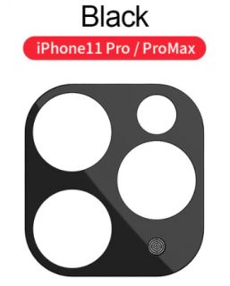 Sapphire lens tvrzené sklo pro ochranu fotoaparátu Apple iPhone 11 Pro/11 Pro Max Barva: Černá
