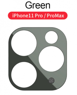 Sapphire lens tvrzené sklo pro ochranu fotoaparátu Apple iPhone 11 Pro/11 Pro Max Barva: Zelená