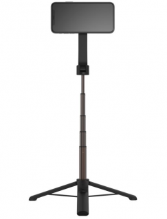 Selfie stick s tripodem FIXED MagSnap s podporou MagSafe a bezdrátovou spouští, černý