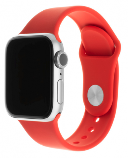 Set silikonových řemínků FIXED Silicone Strap pro Apple Watch 38/40/41 mm, červený