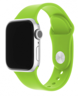 Set silikonových řemínků FIXED Silicone Strap pro Apple Watch 38/40/41 mm, zelený