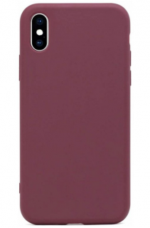 Silicon Soft gumový kryt pro Apple iPhone 6/6S Barva: Burgundy