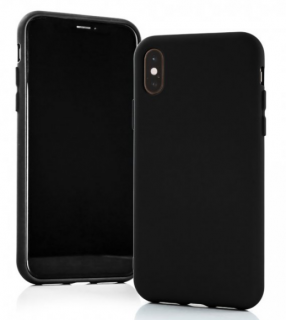 Silicon Soft gumový kryt pro Apple iPhone 6/6S Barva: Černá