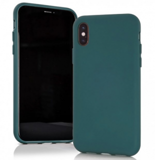 Silicon Soft gumový kryt pro Apple iPhone 6/6S Barva: Zelená tmavá