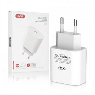 Síťová nabíječka XO USB-C 18W pro iPhone a iPad, bílá