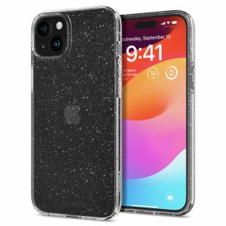 Spigen Ochranný kryt Liquid Crystal Glitter pro Apple iPhone 15, průhledný třpytivý