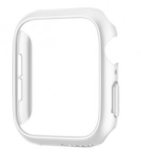 Spigen thin fit black ochranný kryt white pro Apple watch SE/6/5/4 (44mm)