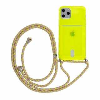 Strap Fluo kryt pro Apple iPhone 11 Barva: Žlutá