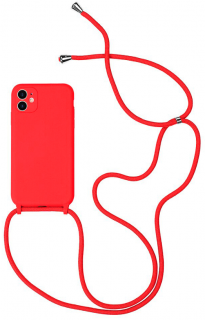 Strap silikonový kryt pro Apple iPhone 11 Pro Barva: Červená