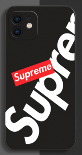 Supreme gumový kryt pro Apple iPhone 12 Pro Barva: Černá