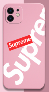 Supreme gumový kryt pro Apple iPhone 13 Barva: Růžová