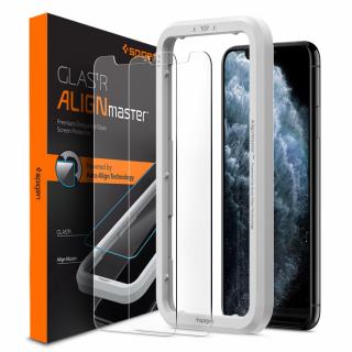 Tvrzené sklo Spigen ALM Glas.tR Slim 2-pack pro Apple iPhone XR/11