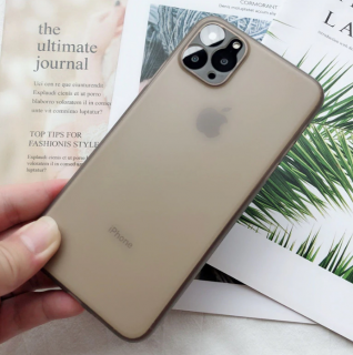 Ultra tenký transparent kryt pro Apple iPhone 11 Barva: Šedá