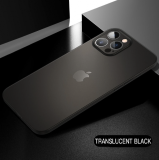 Ultra tenký transparent kryt pro Apple iPhone 12 Barva: Černá