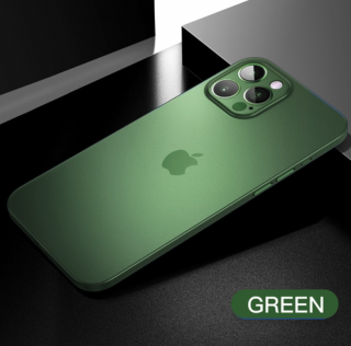 Ultra tenký transparent kryt pro Apple iPhone 15 Pro Barva: Zelená