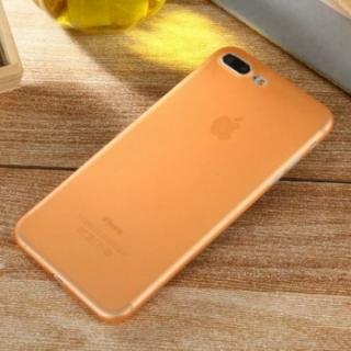 Ultra tenký transparent kryt pro Apple iPhone 7 Plus/8 Plus Barva: Oranžová