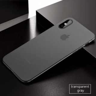 Ultra tenký transparent kryt pro Apple iPhone XR Barva: Šedá