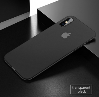 Ultra tenký transparent kryt pro Apple iPhone XS Max Barva: Černá