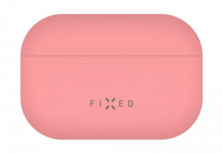 Ultratenké silikonové pouzdro FIXED Silky pro Apple Airpods Pro 1/2, růžové