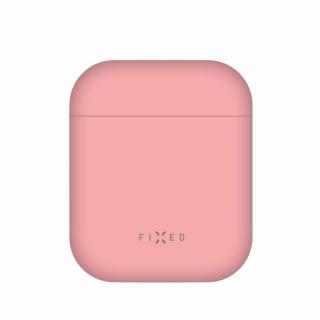 Ultratenké silikonové pouzdro FIXED Silky pro Apple Airpods, růžové