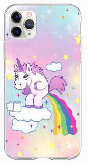 Unicorn rainbow silikonový kryt pro Apple iPhone 12/12 Pro