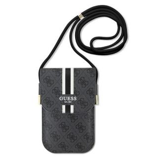 Univerzální kapsa na mobil se šňůrkou Guess 6,1   4G Stripe, Grey