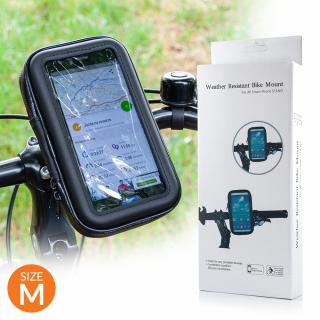 Vodotěsné pouzdro na mobil s uchycením na řidítka kola
