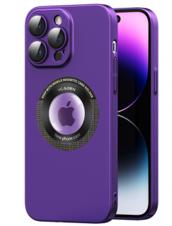 Zadní kryt s viditelným logem a podporou magsafe pro Apple iPhone 14 Plus Barva: Fialová