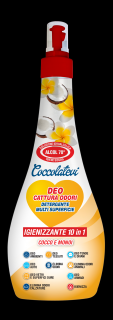 Coccolatevi 10v1 pohlčovač pachů, čistič povrchů (Cocco e Monoi) 300ml